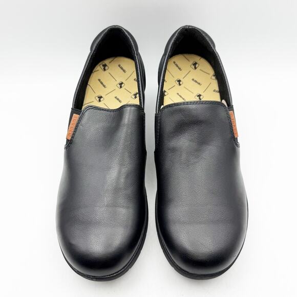 Revere Womens Panama Sneakers US 11 M EU 42 Black Leather Slip On NIB - Picture 10 of 12